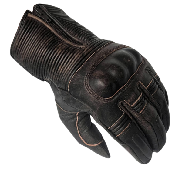 Handschuhe PALLAS Vintage Braun im Retro Look