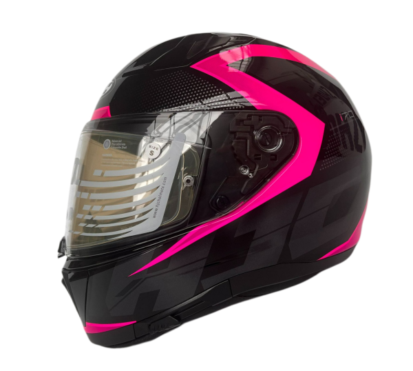 HJC i70 Asto schwarz pink Motorradhelm