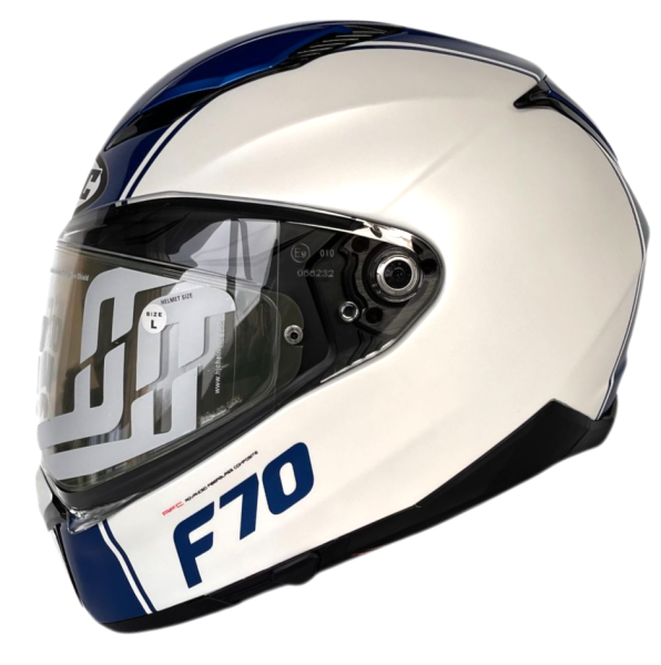 HJC F70 Mago Helm MC2SF Weiß Blau